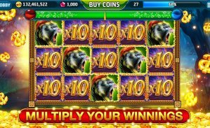 Multiplier overlay in bonus play Multiplier display during Treasures of Aztec bonus round